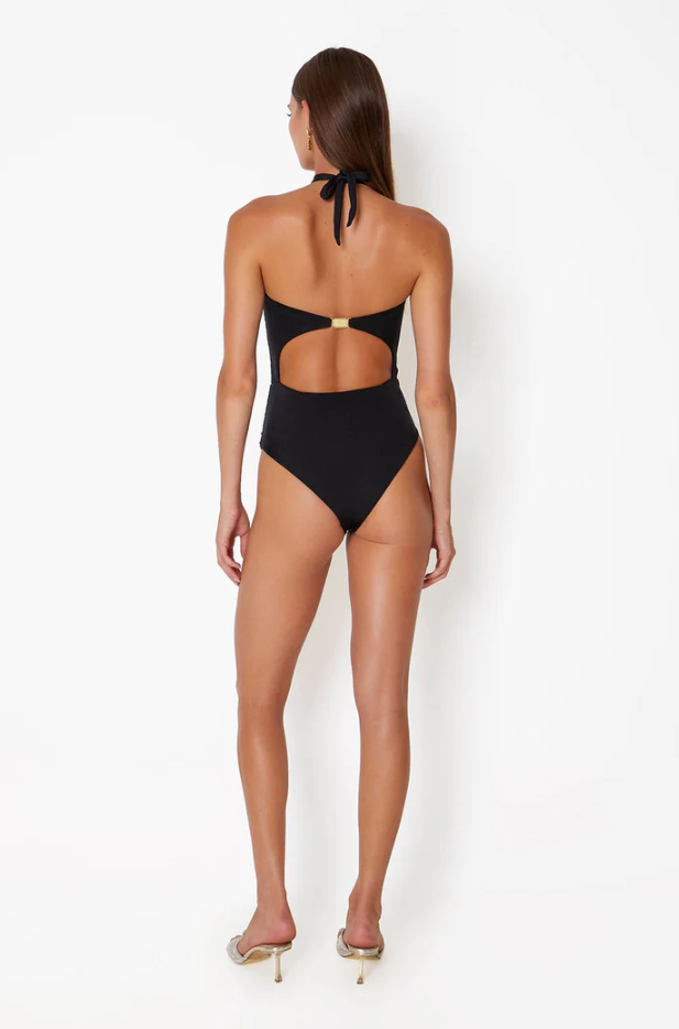 Diamond Heart Cut-Out Swimsuit