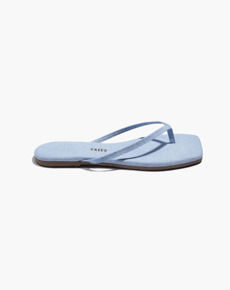 Square Toe Lily Washed Denim