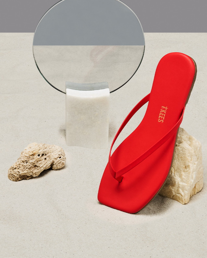 Square Toe Lily Red