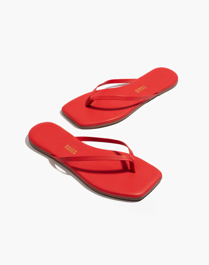 Square Toe Lily Red