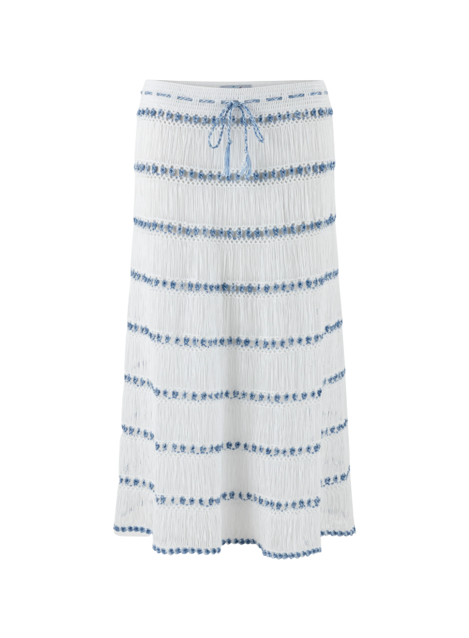 Elsa Hand Crochet Midi Skirt