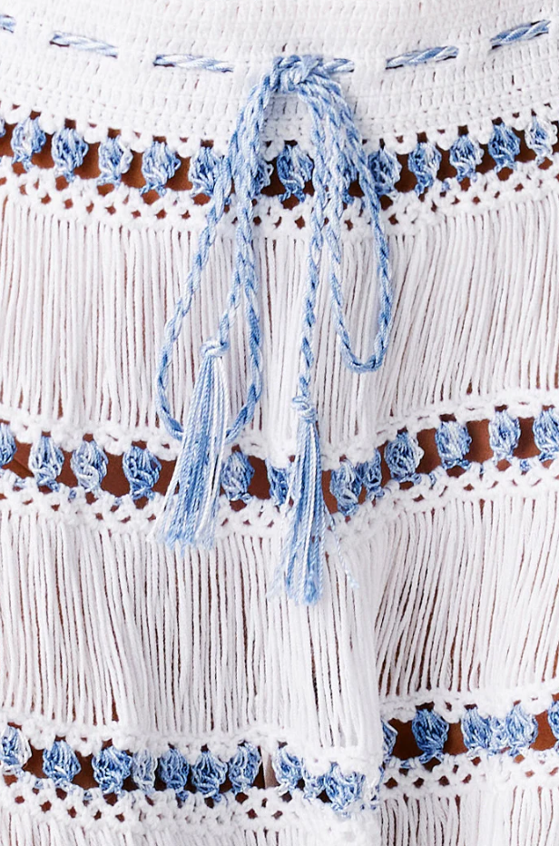 Elsa Hand Crochet Midi Skirt