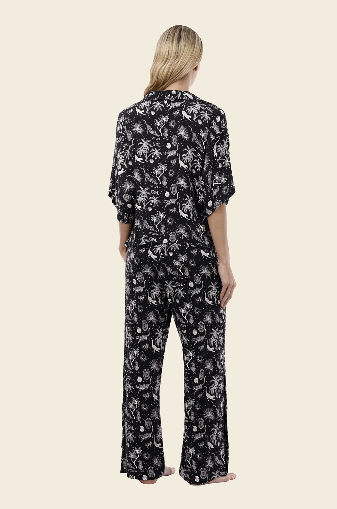 BLACK SUNSET DREAMS LAZE SHIRT