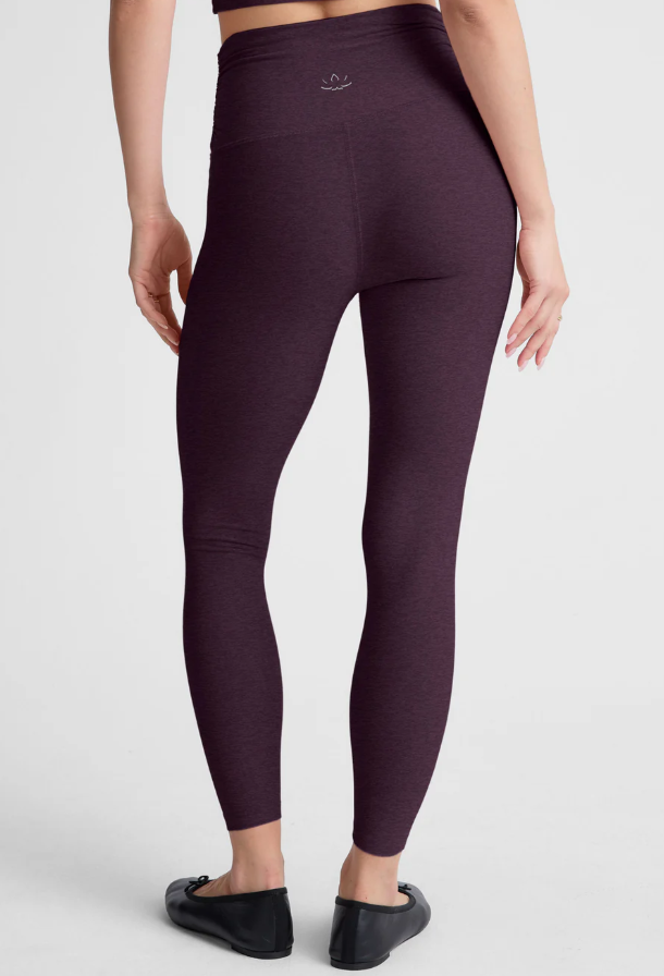 spacedye raise the barre shirred legging