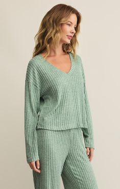 Valentina Rib Long Sleeve Top