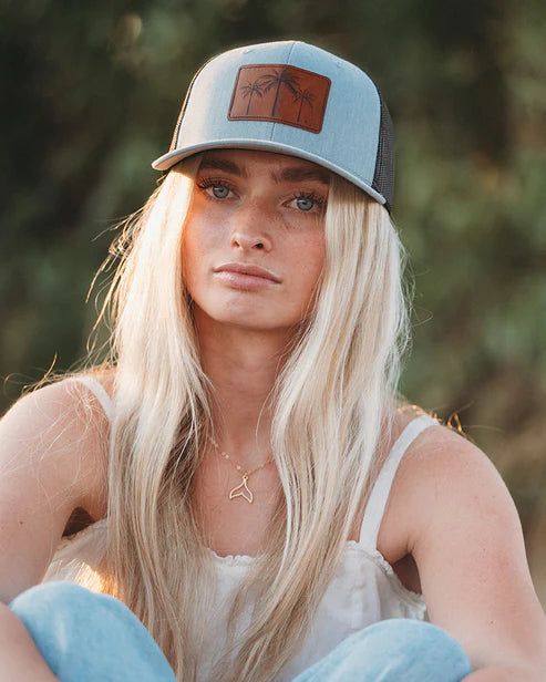 K'lani Trucker Hat - 3 Palms Grey