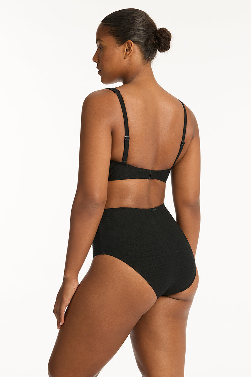 Honeycomb Retro High Waist Pant