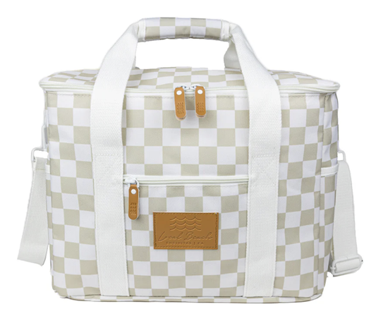 Local Beach Checker Cooler Bag