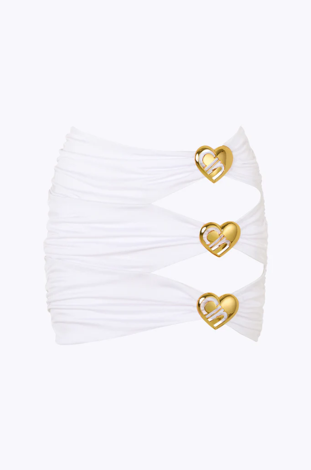 Coupe Heart Cut-Out Mini Butterfly Skirt
