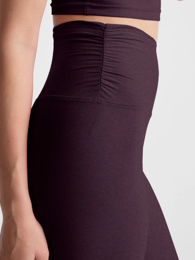 spacedye raise the barre shirred legging